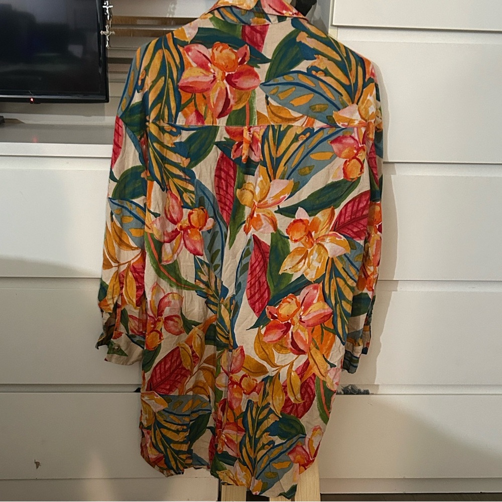 Vici Floral Women's Swim Coverup - Multicolor - Picture 3 of 3